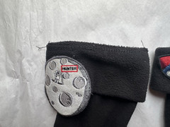 Hunter Rocket Ship/ Moon Boot Socks Kids Medium Black Fleece Cuff Liner Unisex