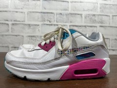 Nike Air Max 90 LTR SE ( GS ) Polka Dot White/Pink/Blue Size 4.5Y (DV1843 100)