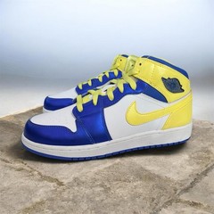 Nike Air Jordan 1 Mid GS Easter 7Y Girls w/ Extra Laces New With Box 555112-1118