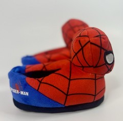 Marvel Spider-Man Toddler Boys 3D Plush Microsuede Slippers Red Size 7-8