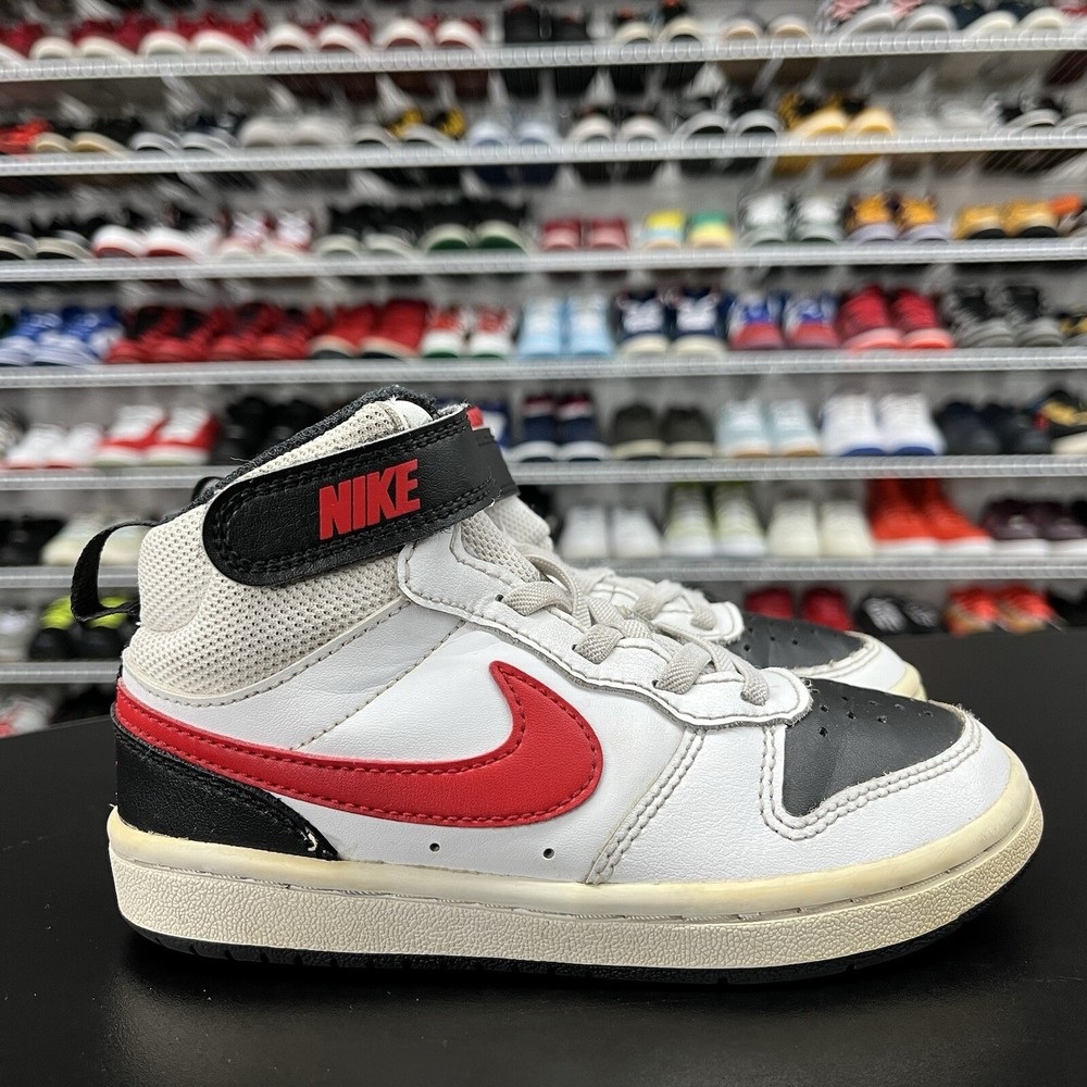 Nike Court Borough Mid 2 GS CD7783-110 Youth Size 11