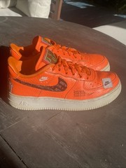 Nike Air Force 1 Low “Just Do It” Orange – Size 4.5Y