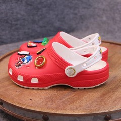 Crocs x SEGA Sonic the Hedgehog Clogs Kids Size C13 Red Limited Edition 2023