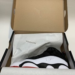 Jordan 6 Rings Black White Varsity Red Big Kids Size 4Y Youth EU 36 323419-067