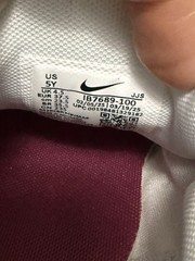 Nike P-6000 White Size 5Y