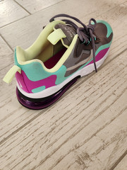 Nike Shoes Air Max 270 React Running Sneaker BQ0103-007 Youth 7Y Womens 8.5