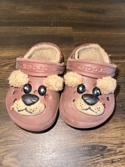 Crocs Toddler Classic Fun Lab Bear Lined Clogs