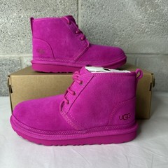 UGGS Neumel Chukka Fucsia Boots Ankle Sherpa Lined YOUTH Sz 5