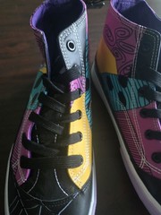 Disney Nightmare Before Christmas Jack Skellington High-Top Sneakers US 7.5
