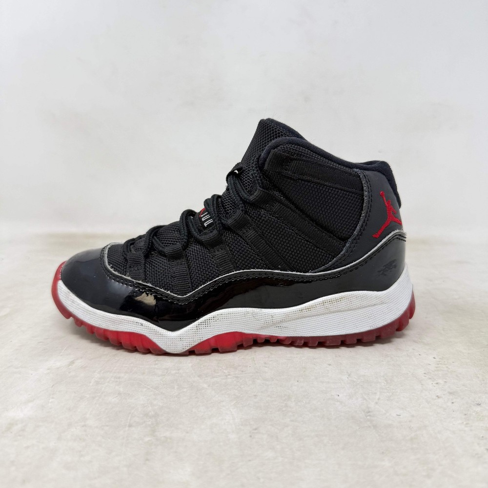Size 13C Jordan 11 Retro Playoffs Bred (2019) (PS) Pre Owned 378039-061