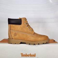Size 3 Big Kids – Timberland Classic 6″ Inch WATERPROOF – Wheat Nubuck Leather