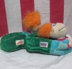 RUGRATS youth med slippers Tommy Pickles size 2-3 footwear Nickelodeon TV 1998