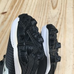 Reebok Shoes Youth 3.5 9-Spike Franchise 7 Mid Baseball Cleat Black Lace Up NEW