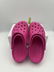 Crocs Classic Clog K Sandal Slip On Slipper Slide Kids J2 206991-6UB BABY PINK