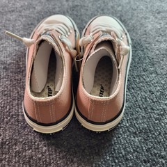 Weestep Kids Sneakers Light Coral Canvas Shoes Size 12 New