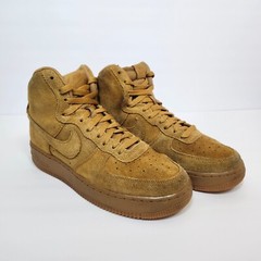 Nike AF1 Air Force 1 High LV8 GS 7Y (Women’s 8.5) Wheat Brown Suede Shoes