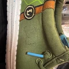 Hey Dude TMNT Ninja Turtles Leonardo Wally Funk Shoes Size J4