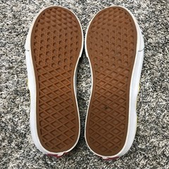 Vans Off The Wall Yellow/White Checker Pattern Youth Size: 4 Slide In Shoe