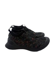 Adidas Boys Rapidarun F35889 Black Multicolor Speck Running Shoes Sneakers Sz 4