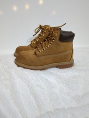 Timberland Boots Youth Kids Size 11 Wheat Waterproof Winter Boot Brown