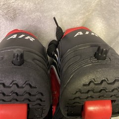 Air Wave Size 2 Wheel Roller Shoes, Black and Red, New In Box