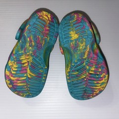 Crocs Toddler Blue/Pink/Yellow Marble Size C8