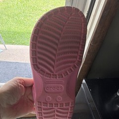 Crocs Classic Lined Clog Pink Unisex Kids US Size 10 Slip-On