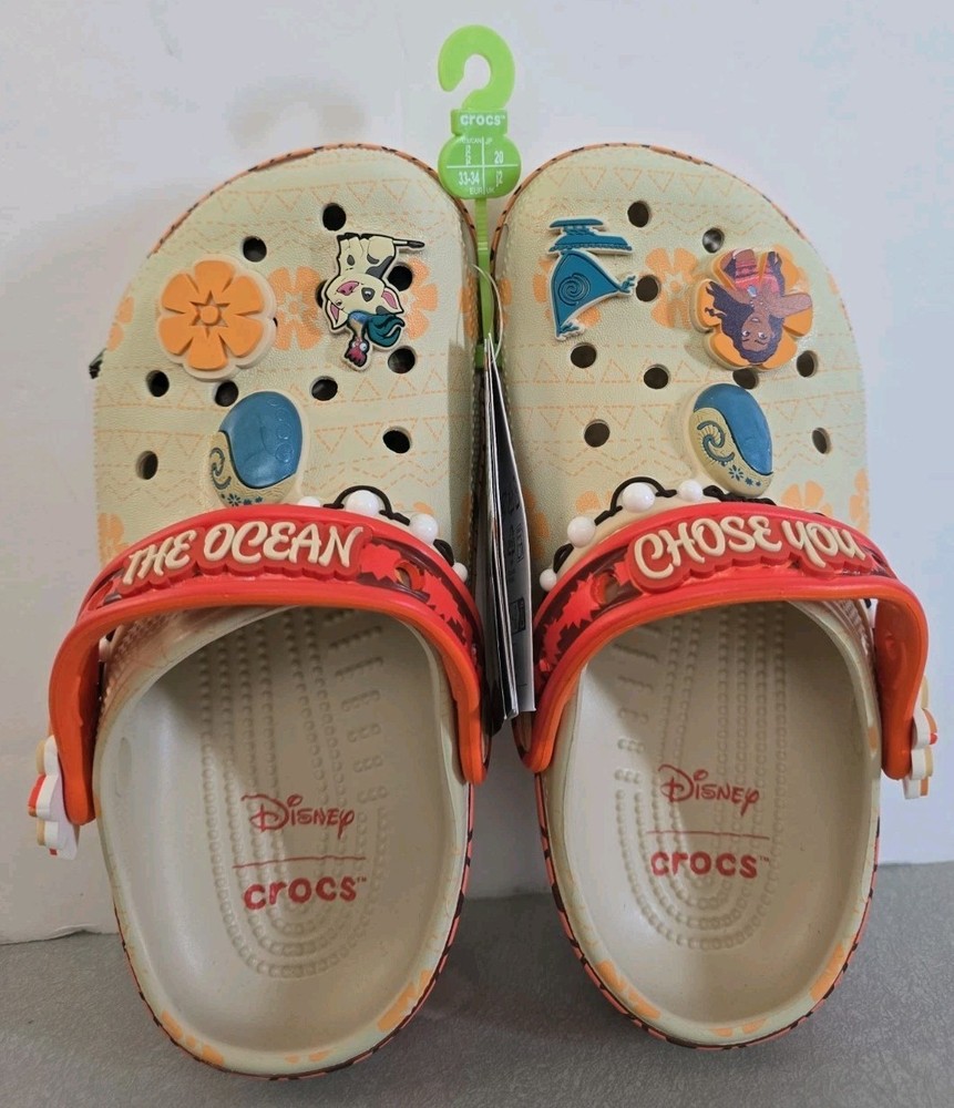 Disney Moana Classic Crocs Size J2