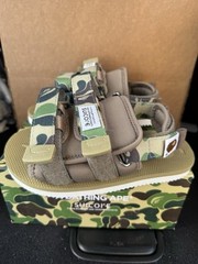 A Bathing Ape BAPE Suicoke Size K12 Cm 19 Slides Sandals Toddler Kids Green