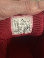 Big Kid’s Jordan 1 Retro Low OG Varsity Red/Black-Summit White