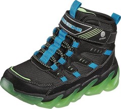 Skechers Kinder S Lights-Mega-Surge-FLASH BREEZE Size 3 Kids NWB 400131L