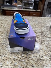 Vans K-Pop Demon Hunter Derpy Classic Slip-Ons Blue And Black kids Size 10.5