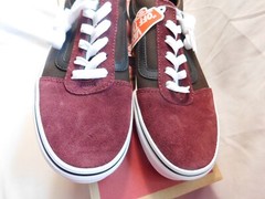 VANS Ward Suede/Canvas Port Royale/White Youth Kids Sneakers Size 6 New in Box
