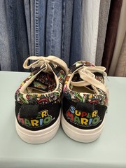 Nintendo Super Mario Bros. canvas sneakers ft vibrant character graphics, sz3