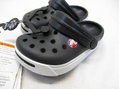 Crocs Toddler Crocband Clog in Black, Size C4/5, New with Hanger and Tags