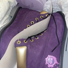 limited edition timberland boots (Purple) Hip Hop 50 Years. Size 7 Juniors