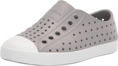 Native Jefferson Child Slip-On Regular Sneakers, Pigeon Grey/Shell White, C6 M