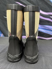 Burberry Kids Rain Boots Nova Check Black Rubber Size 23 EU Toddler