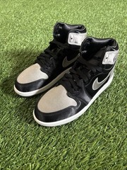 Jordan 1 Retro High OG (PS) Satin Shadow Size 1Y Black/Grey FD5304-010