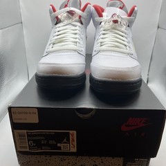 Size 6Y – Jordan 5 Retro Fire Red 2020 – 440888-102 @BoxNo.34