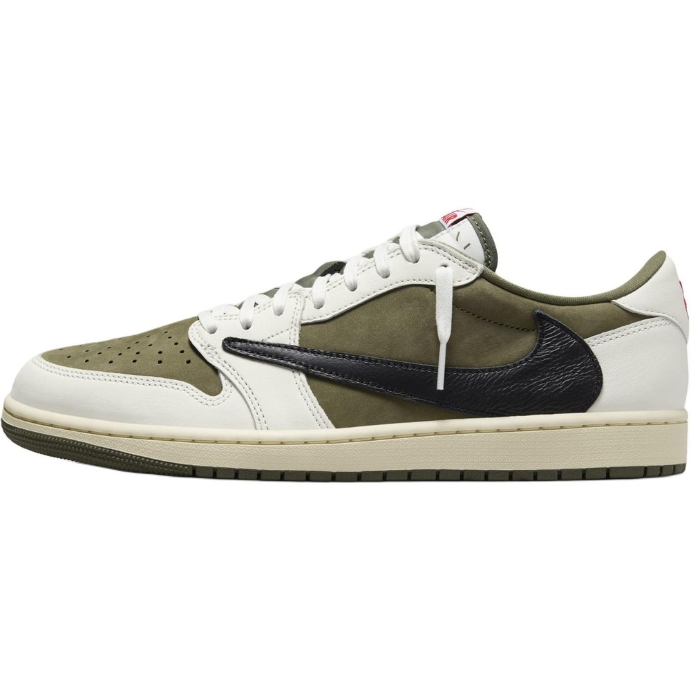 JORDAN 1 Retro Low OG SP Travis Scott Medium Olive PS DO5442-200 Kids’s Size