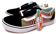 Vans Black Old Skool Sneakers Comfycush Gradient Checking Big Kids Size 6.5