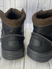 Hey Dude Bradley Boots Kids Size 1 Black Ankle Casual Everyday Wear