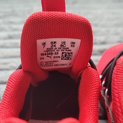 PUMA Kinderfit Unisex Kids Low Top Mesh Sneakers US 8C Red/Black 194346-33