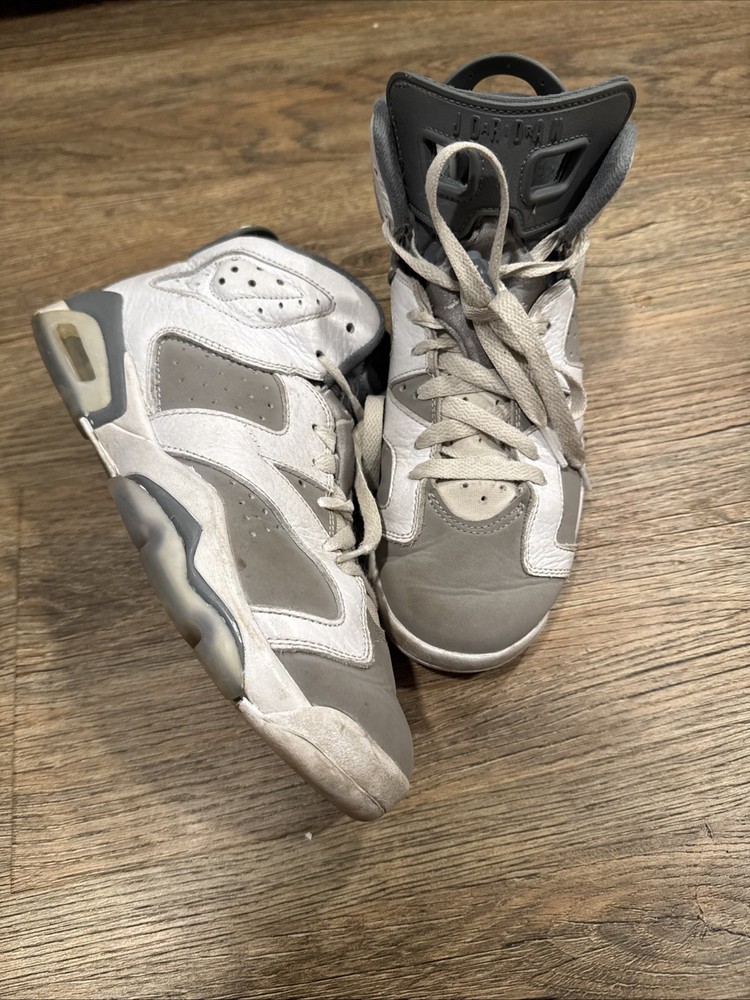 Nike Jordan Air 6 Retro Mid Cool Grey – 384665-100 Size 6Y