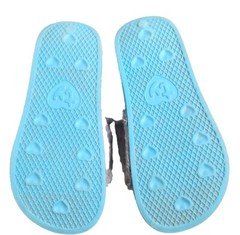 Ty SLUSH Grey Wolf Husky Slides Slip-On Turquoise Shoes Size 1-3