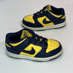 Nike Dunk Low TD „Michigan“ Size 9C Varsity Maize Navy CW1589-700