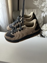 Jordan Session (GS) Sneaker Beige Black Pink Leather Kids 5.5 Youth AT-4/62-NWT