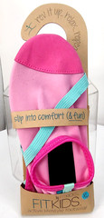 FitKids Active Play Pool Sand Breathable Pink Med Comfort Fold & Go Footwear