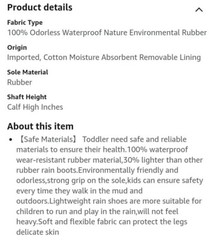 New Under The Sea Shark Rubber Rain Boots Toddler Sz 10 Blue Yellow
